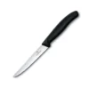 Victorinox Swissclassic Gourmet Steak Knife Wavy Edge Black