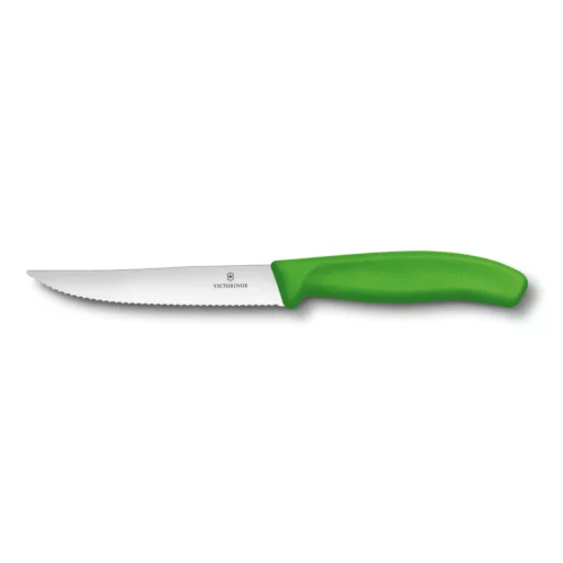 Victorinox Swissclassic Gourmet Steak Knife Wavy Edge Green 6.7936.12l4