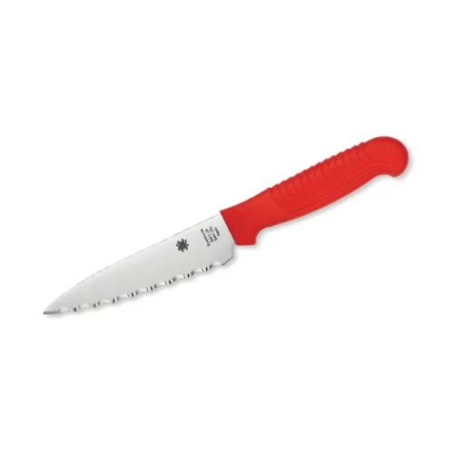 SPYDERCO PAIRING KNIFE 4INCH LIGHTWEIGHT - RED
