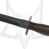 FOX FAIRBAIRN SYKES FIGHTING KNIFE PVD BLADE WALNUT WOOD HANDLE FX 592 W 01