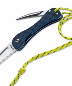 Fox sailing knife stainless steel 440C blue handle 233
