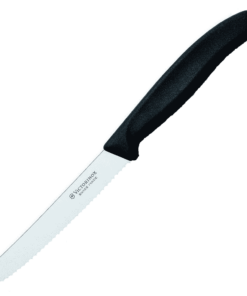 Victorinox Steak Knife Black Serrated Round 12 cm (V6.7333)