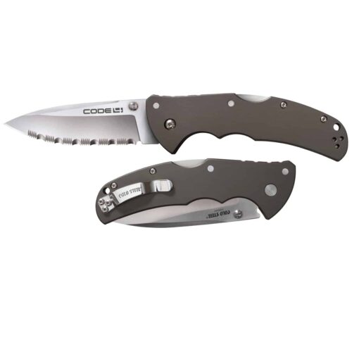 COLD STEEL 58TPCSS HUNTING FOLDING KNIVES GREY 01