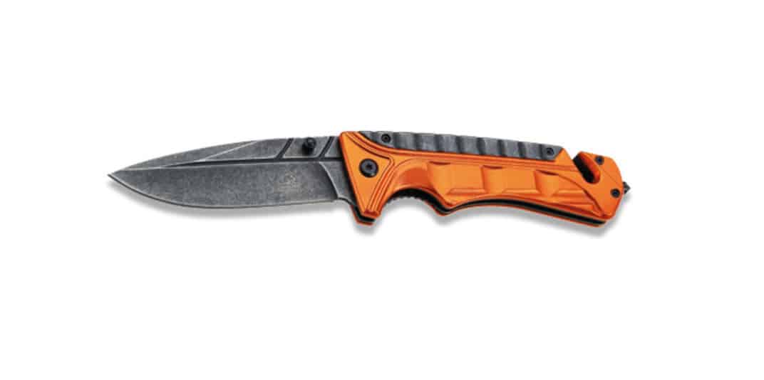 PUMA TEC ONE-HAND RESCUE KNIFE (LINER LOCK, AISI420, ALUMINIUM) 7380813 -  Blades and Triggers