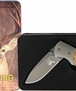 BROWNING BR978 WHITETAIL LINERLOCK WITH TIN 01