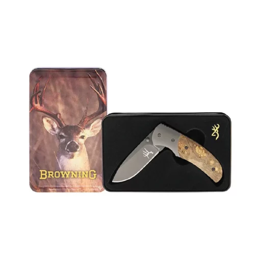 BROWNING WHITETAIL LINERLOCK WITH TIN - BR978
