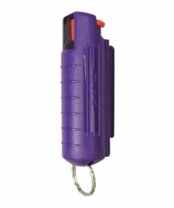 12 oz pepper spray whard case and key ring purple EHC14PU C 01