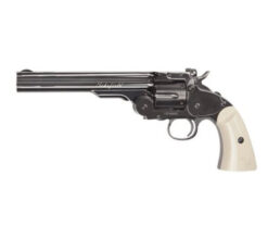 ASG Schofield CO2 4.5mm BB Revolver 6 Steel Grey Finish Ivory Effect Grip