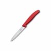 VICTORINOX SWISS CLASSIC PARING KNIFE SERRATED RED 10CM V6.7731 01