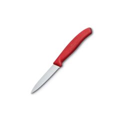 VICTORINOX SWISS CLASSIC PARING KNIFE SERRATED RED 8CM 1 V6.7631 01