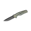 WE KNIFE GREEN HANDLE BLACK SATIN BLADE KNIFE -601C