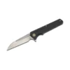 WE KNIFE BLACK HANDLE HAND RUBBED SATIN BLADE 705E