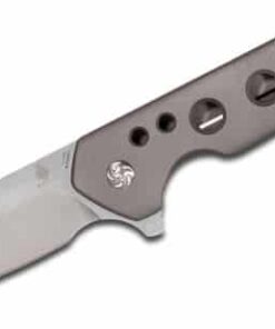 Kizer Cutlery Ki3504K1 Matt Degnan Guru Sheepsfoot Blade Contoured Titanium Handles with Holes Knife