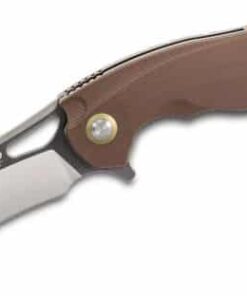 Bestech Knives BG08B 2 Rhino 154CM Two Tone Blade Brown G10 Handle