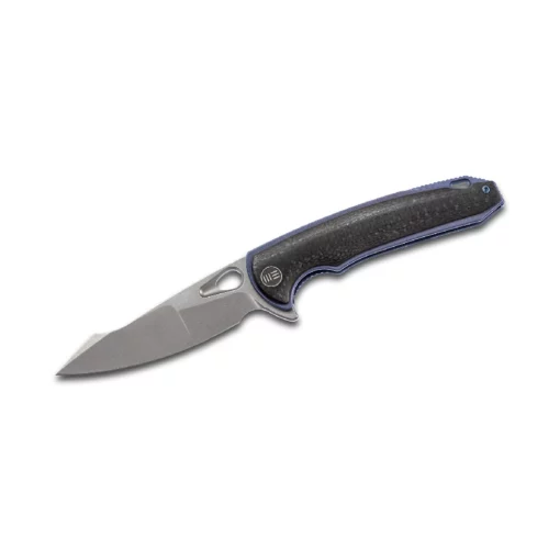 WE KNIFE YUCHA CARBON FIBER/BLUE-TITANIUM HANDLE KNIFE-810A