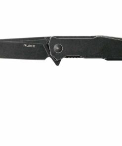 Ruike P108 SB Black pocket knife Blackwashed frame