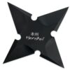 Honshu Sleek Black Throwing Star UC3178