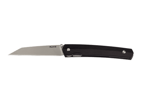 RUIKE P865 Liner Lock Wharncliffe Knife Black G-10