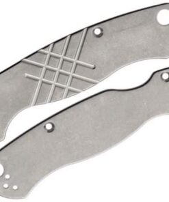 Flytanium Grooved Titanium Scales for Spyderco Paramilitary 2 - FLY069