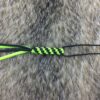 WE A-03A green/BLK tied paracord lanyard