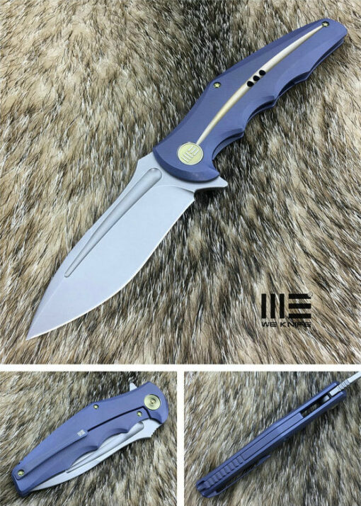 We Knife 608Q Blue Handle