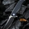 WE 818C BLK G10 handle bohler M390 blade stonewash satin finish