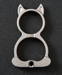 We A-07D Grey Ti Material Collectible Knuckle With S/S Beadchain