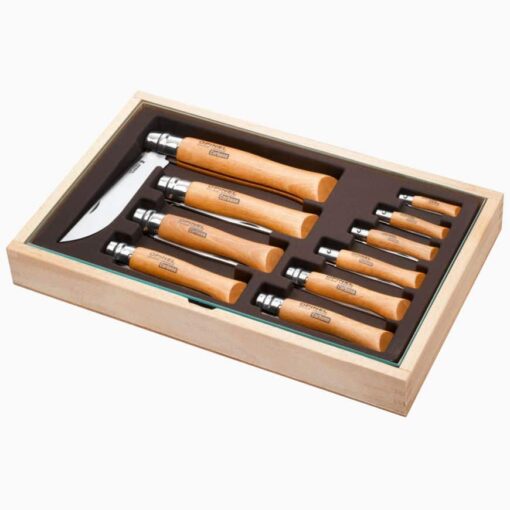 Opinel Op183104 Collectors Tray Carbon X 10 - Glass