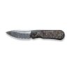 WE KNIFE BALOO BLACK COPPER DAMASTEEL TITANIUM HANDLE – 21033-DS1