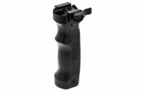 UTG MNT-DG02Q D Grip with Ambi Quick Release Deployable Bipod Black