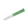BENCHMARK BALISONG GREEN FOLDING KNIFE- BM010