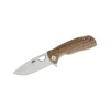 HONEY BADGER FLIPPER SMALL TAN D2 KNIFE- HB1027