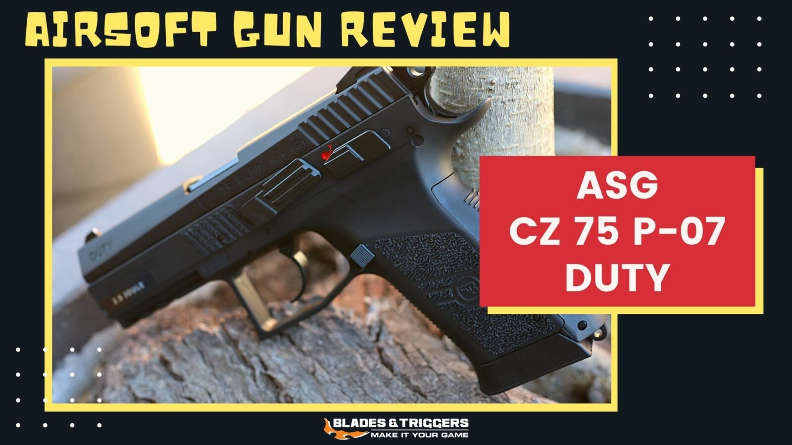 Review and Unboxing ASG CZ 75 P-07 DUTY