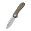 Civivi C907P Elementum Flipper Knife Green Micarta Handle Stonewashed Blade
