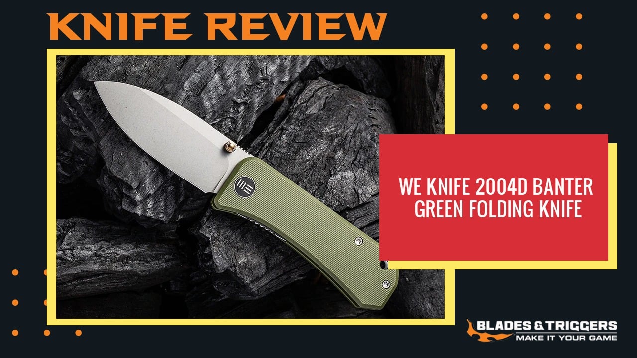 WE KNIFE 2004D BANTER GREEN FOLDING KNIFE UNBOXING
