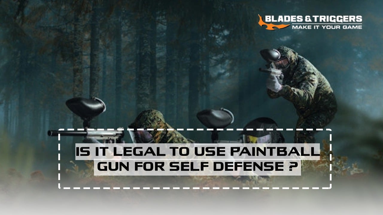 Paintball gun for self defense