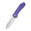 Civivi C907V Elementum Flipper Knife Purple G10 Handle Satin D2 Blade