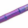 We Knife TP-04D Syrinx Screw Cap Pen, Purple Titanium
