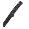 QSP	QS130-U	PENGUIN BLACK G10/SHREDDED CF HANDLE FOLDING KNIFE