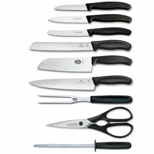 Victorinox V6.7193.9 Swiss Classic Cutlery 9 Piece Knife Block Set