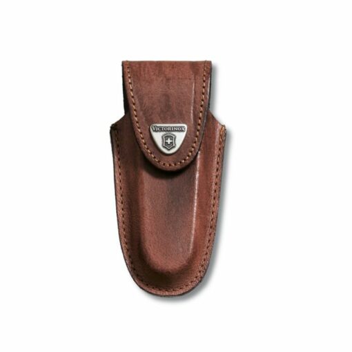 Victorinox Large Brown Leather Belt Pouch-V4.0538