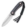 Civivi Elementum G10 Contoured Black/red Handle Fixed Blade - C2104A