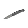WE KNIFE SMOOTH SENTINEL TITANIUM HANDLE GRAY/BLACK WITH INLAY - WE20043-1