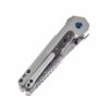Kansept Edc Tac K2009A3 Button Lock Folding Knife Damascus Blade Shred Carbon Fiber and Titanium Handle