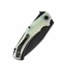 Kansept Hellx T1008A4 Folding Tactical Knife with Jade G10 Handle Black Ticn Coated D2 Blade