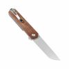 Kansept Foosa X2020T1 Liner Lock Folding Knife Brown Micarta Handle