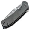 We Knife Beacon Folding Knife Hakkapella Damasteel Black Stonewashed Titanium Handles - 20061B-DS1