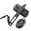 Civivi Minimis Black Fixed Blade Neck Knife-C20026-1