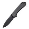 We Knife Elementum Folding Knife CPM-20CV Black Titanium Handles - 18062X-3