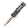 Microtech hera 702-13 OTF-double edge / bronzed blade / black aluminum handle